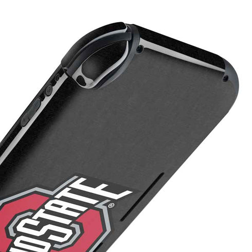 Ohio State University OSU Buckeyes Black Nintendo Switch Lite Skin